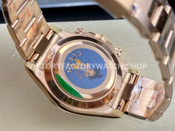 Clean Factory Rolex Daytona 116505-0008 40mm Full Rose Gold Black Dial