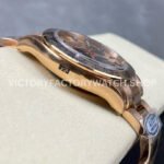 Clean Factory Rolex Daytona 116505-0009 40mm Full Rose Gold Black Eye Gold Dial