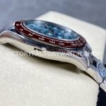 Clean Factory Rolex Daytona 116506-0002 40mm Full Platinum Ice Diamond Baguette Blue Dial