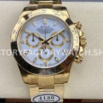 daytona 116508 white dial yellow gold replica