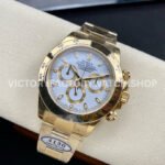 Clean Factory Rolex Daytona 116508-0001 40mm Full Yellow Gold White Dial