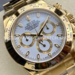Clean Factory Rolex Daytona 116508-0001 40mm Full Yellow Gold White Dial