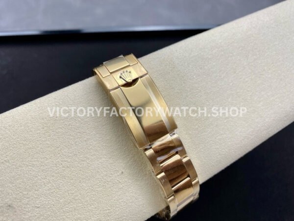 Clean Factory Rolex Daytona 116508-0008 40mm Full Yellow Gold Diamond Black Dial