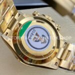 Clean Factory Rolex Daytona 116508-0009 40mm Full Yellow Gold Gold Eye Red Second Hand Black Dial