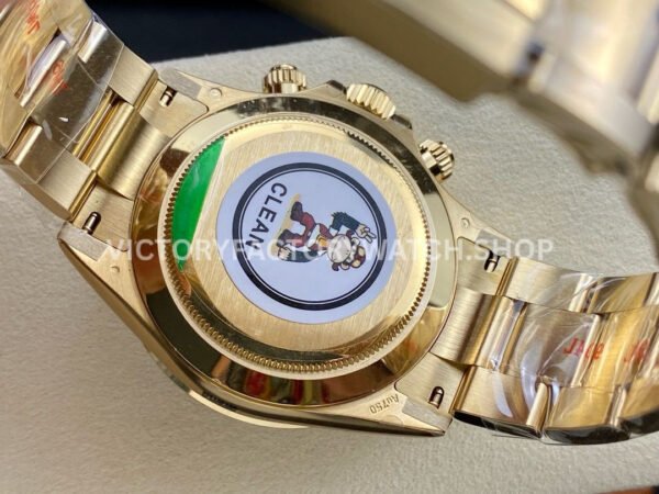 Clean Factory Rolex Daytona 116508-0013 40mm Full Yellow Gold Green Dial (2) Clean Factory Rolex Daytona 116508-0013 40mm Full Yellow Gold Green Dial