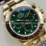 Clean Factory Rolex Daytona 116508-0013 40mm Full Yellow Gold Green Dial (3) Clean Factory Rolex Daytona 116508-0013 40mm Full Yellow Gold Green Dial