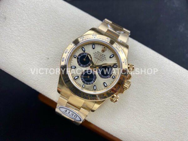 Clean Factory Rolex Daytona 116508-0014 40mm Full Yellow Gold Black Eye Gold Dial (1) Clean Factory Rolex Daytona 116508-0014 40mm Full Yellow Gold Black Eye Gold Dial