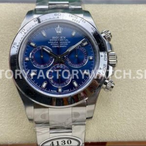 Clean Factory Rolex Daytona 116509-0071 40mm Full White Gold Blue Dial