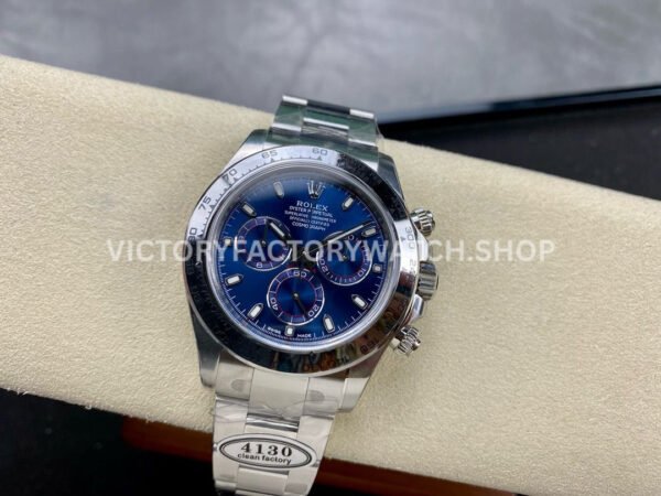 Clean Factory Rolex Daytona 116509-0071 40mm Full White Gold Blue Dial (2) Clean Factory Rolex Daytona 116509-0071 40mm Full White Gold Blue Dial