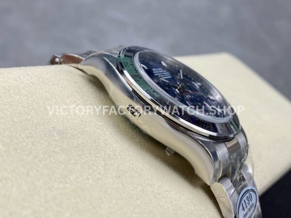 Clean Factory Rolex Daytona 116509-0071 40mm Full White Gold Blue Dial (6) Clean Factory Rolex Daytona 116509-0071 40mm Full White Gold Blue Dial