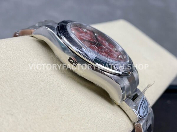 Clean Factory Rolex Daytona 116509G 40mm Full White Gold Diamond Red Dial