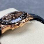 Clean Factory Rolex Daytona 116515LN-0015 40mm Rose Gold Oysterflex Arabic Number Brown Dial