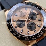 Clean Factory Rolex Daytona 116515LN-0018 40mm Rose Gold Oysterflex Pink Dial