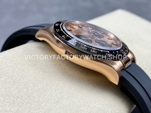 Clean Factory Rolex Daytona 116515LN-0018 40mm Rose Gold Oysterflex Pink Dial