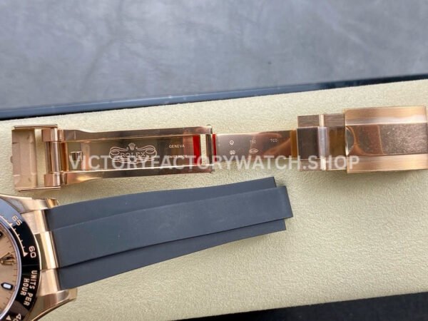 Clean Factory Rolex Daytona 116515LN-0018 40mm Rose Gold Oysterflex Pink Dial