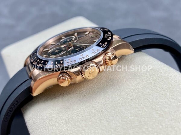 Clean Factory Rolex Daytona 116515LN-0041 40mm Rose Gold Oysterflex Brown Dial