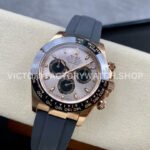 Clean Factory Rolex Daytona 116515LN-0059 40mm Rose Gold Oysterflex Pink Dial