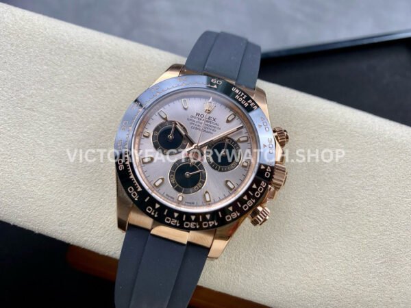Clean Factory Rolex Daytona 116515LN-0059 40mm Rose Gold Oysterflex Pink Dial