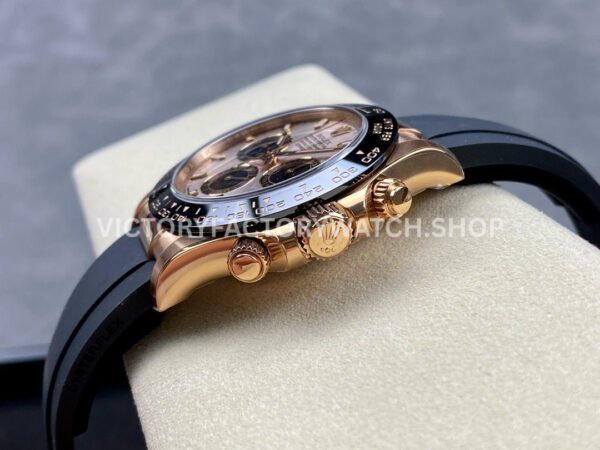 Clean Factory Rolex Daytona 116515LN-0059 40mm Rose Gold Oysterflex Pink Dial