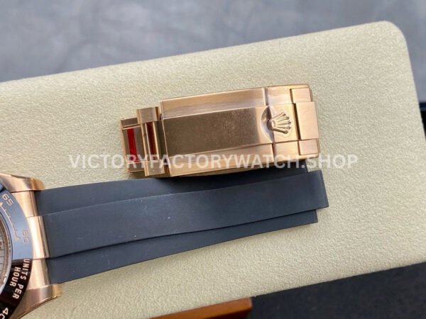 Clean Factory Rolex Daytona 116515LN-0059 40mm Rose Gold Oysterflex Pink Dial