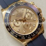 Clean Factory Rolex Daytona 116518LN-0042 40mm Yellow Gold Oysterflex Champagne Dial