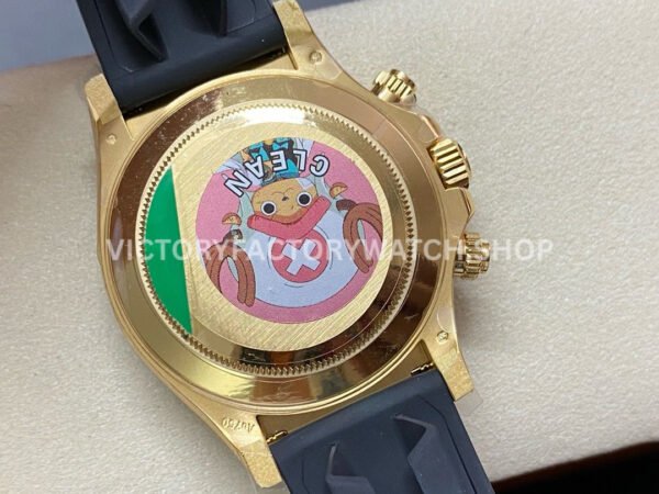 Clean Factory Rolex Daytona 116518LN-0042 40mm Yellow Gold Oysterflex Champagne Dial