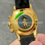 Clean Factory Rolex Daytona 116518LN-0046 40mm Yellow Gold Oysterflex Diamond Mop Black Dial