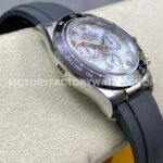 Clean Factory Rolex Daytona 116519LN-0026 40mm White Gold Oysterflex Diamond Mop Mother Of Pearl Dial