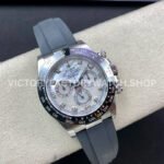 Clean Factory Rolex Daytona 116519LN-0026 40mm White Gold Oysterflex Diamond Mop Mother Of Pearl Dial