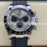 Clean Factory Rolex Daytona 116519LN-0027 40mm White Gold Oysterflex Grey Dial (1) Clean Factory Rolex Daytona 116519LN-0027 40mm White Gold Oysterflex Grey Dial Super Clone