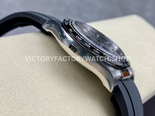 Clean Factory Rolex Daytona 116519LN-0027 40mm White Gold Oysterflex Grey Dial (6) Clean Factory Rolex Daytona 116519LN-0027 40mm White Gold Oysterflex Grey Dial