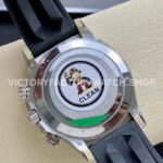 Clean Factory Rolex Daytona 116519LN 40mm White Gold Oysterflex Arab Number Racing Grey Dial