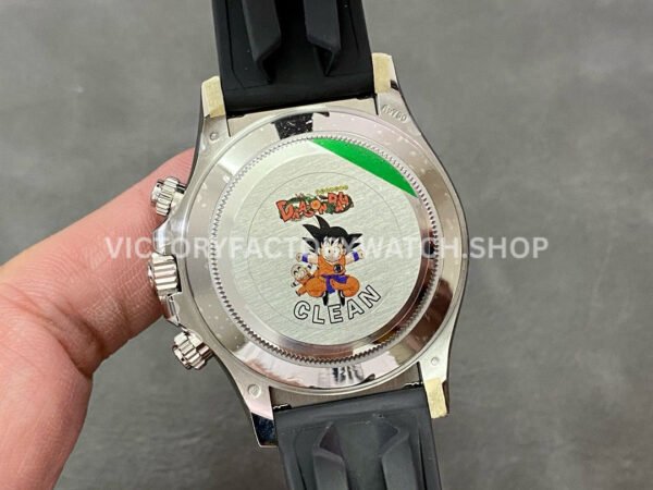 Clean Factory Rolex Daytona 116519LN 40mm White Gold Oysterflex Arabic Number Black Eye White Dial