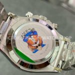 Clean Factory Rolex Daytona 116599RBOW 40mm Full White Gold Rainbow Gems Bezel Diamond Mop Black Dial