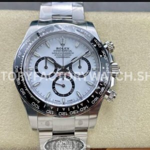 Clean Factory Rolex Daytona 126500LN-0001 40 Full 904L White Dial Super Clone