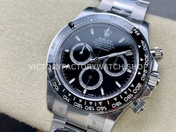 Clean Factory Rolex Daytona 126500LN-0002 40mm Full 904L Black Dial