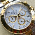 Clean Factory Rolex Daytona 126503-0001 40mm Half Yellow Gold White Dial