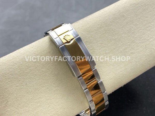 Clean Factory Rolex Daytona 126503-0001 40mm Half Yellow Gold White Dial