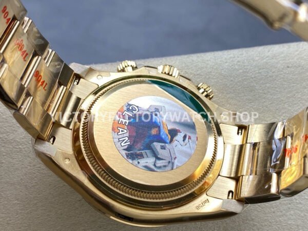 Clean Factory Rolex Daytona 126508-0003 40mm Full Yellow Gold Diamond Black Dial (8) Clean Factory Rolex Daytona 126508-0003 40mm Full Yellow Gold Diamond Black Dial