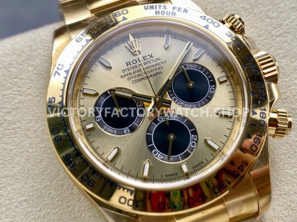 Clean Factory Rolex Daytona 126508-0006 40mm Full Yellow Gold Champagne Dial (3) Clean Factory Rolex Daytona 126508-0006 40mm Full Yellow Gold Champagne Dial