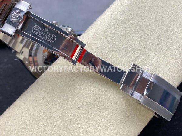 Clean Factory Rolex Daytona 126509-0002 40mm Full White Gold Diamond Black Dial