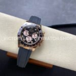 Clean Factory Rolex Daytona 126515LN-0004 40mm Rose Gold Oysterflex Diamond Black Dial (2) Clean Factory Rolex Daytona 126515LN-0004 40mm Rose Gold Oysterflex Diamond Black Dial