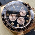 Clean Factory Rolex Daytona 126515LN-0004 40mm Rose Gold Oysterflex Diamond Black Dial (5) Clean Factory Rolex Daytona 126515LN-0004 40mm Rose Gold Oysterflex Diamond Black Dial