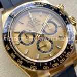 Clean Factory Rolex Daytona 126518LN-0010 40mm Yellow Gold Oysterflex Champagne Dial (1) Clean Factory Rolex Daytona 126518LN-0010 40mm Yellow Gold Oysterflex Champagne Dial