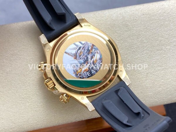 Clean Factory Rolex Daytona 126518LN-0010 40mm Yellow Gold Oysterflex Champagne Dial (2) Clean Factory Rolex Daytona 126518LN-0010 40mm Yellow Gold Oysterflex Champagne Dial