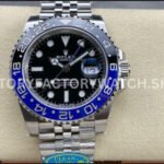 Clean Factory Rolex GMT-Master II 126710BLNR-0002 40mm Full 904L Black Dial Jubilee Super Clone
