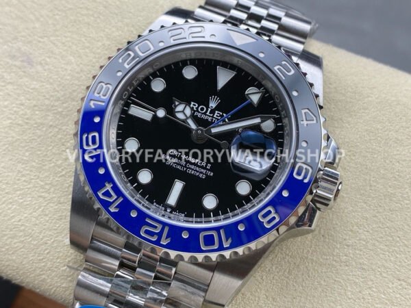 Clean Factory Rolex GMT-Master II 126710BLNR-0002 40mm Full 904L Black Dial Jubilee