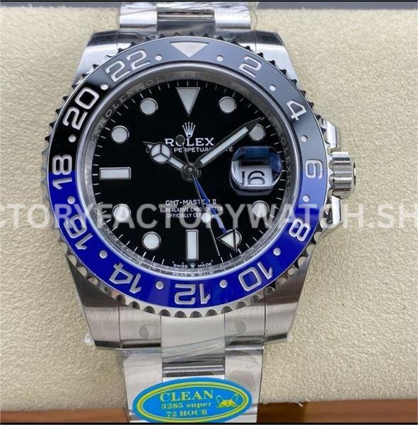 Clean Factory Rolex GMT-Master II 126710BLNR-0003 Replica Watch