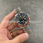 Clean Factory Rolex GMT-Master II 126710BLRO-0001 40mm Full 904L Black Dial Jubilee