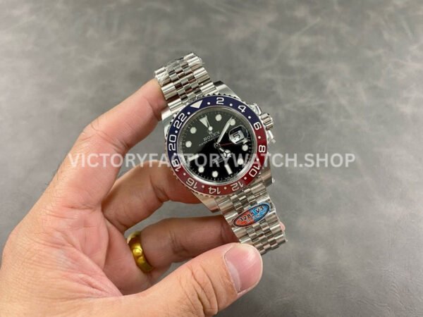 Clean Factory Rolex GMT-Master II 126710BLRO-0001 40mm Full 904L Black Dial Jubilee
